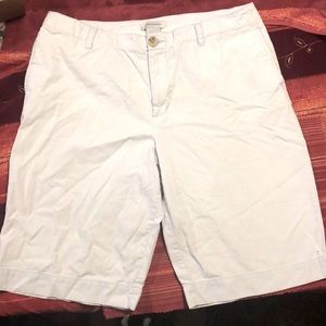 Grey and white stripe Merona shorts